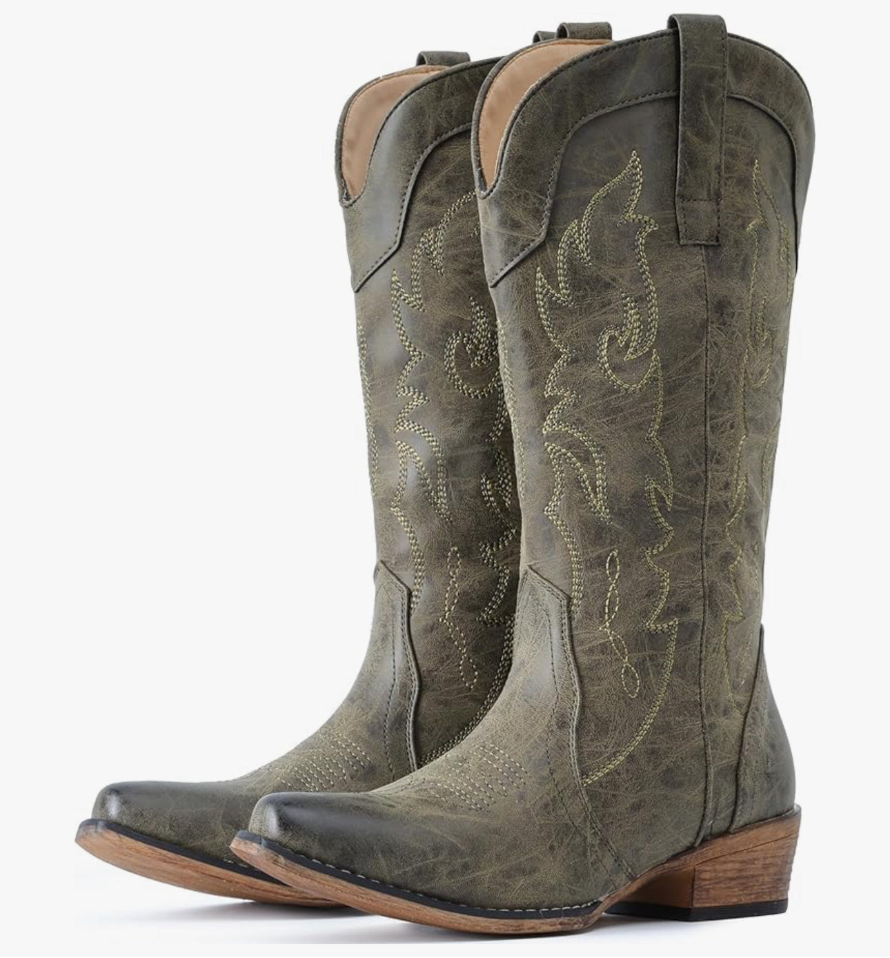 Lick For Lick Olive Boots