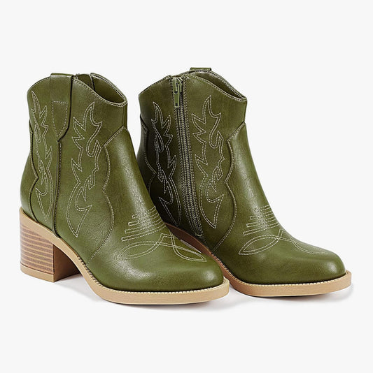 Pop Out Ankle Boots