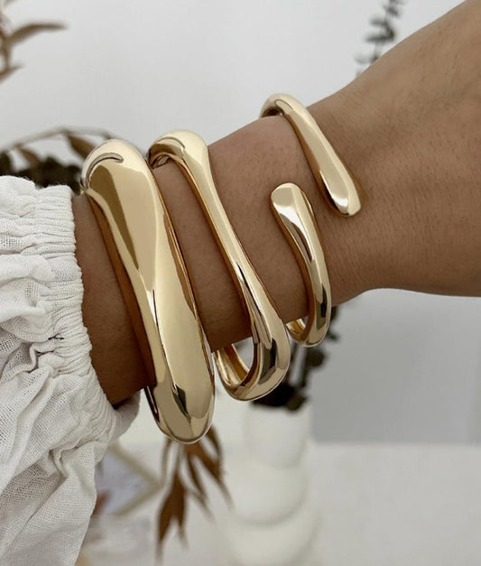 Boujee Gold Bracelet Stack Set