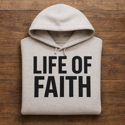 Life Of Faith Gray Hoodie Only